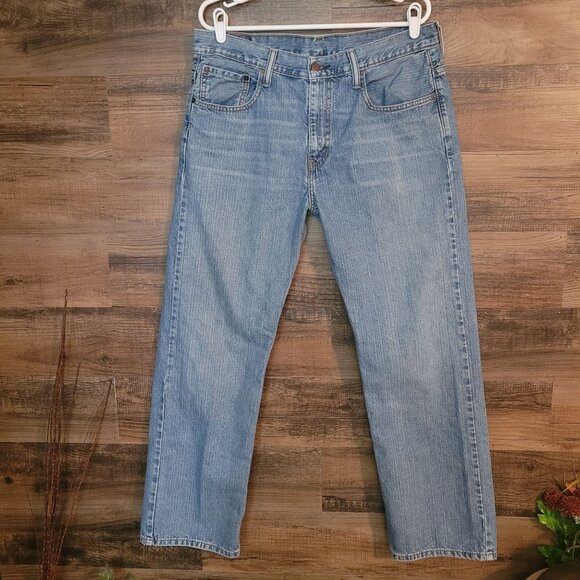 Vtg Levi's Jeans Size 34x32 Measures 34x31 Loose Straight 569 Y2K Streetwear - Picture 1 of 10